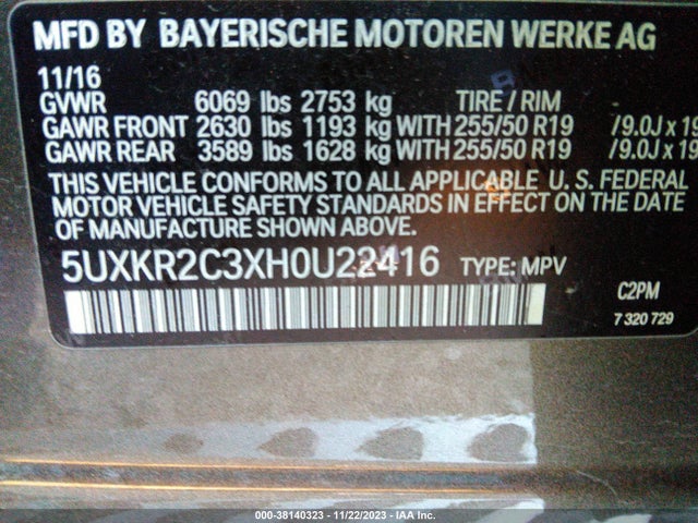 BMW X5 Sdrive35i 2017 5UXKR2C3XH0U22416 Image 9