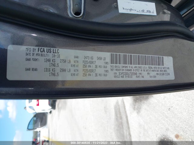 Dodge Journey Sxt 2018 3C4PDCBG9JT525948 Image 9
