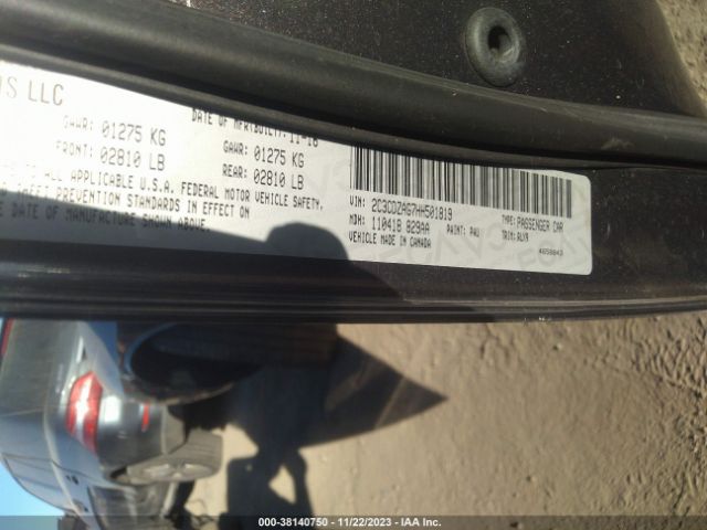 2C3CDZAG7HH501819 Dodge Challenger Sxt Plus