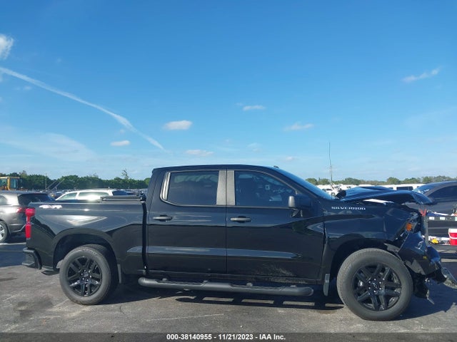 2022 CHEVROLET SILVERADO 1500 4WD SHORT BED CUSTOM VIN: 3GCPDBEK1NG566406