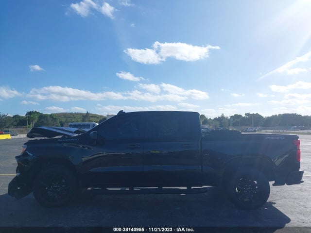 2022 CHEVROLET SILVERADO 1500 4WD SHORT BED CUSTOM VIN: 3GCPDBEK1NG566406
