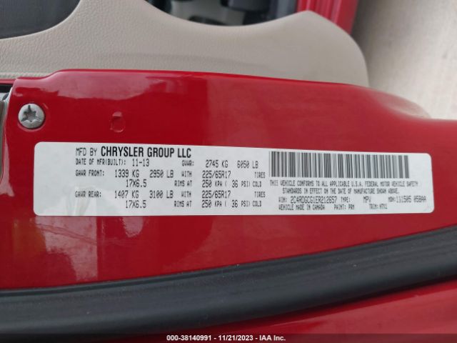 2C4RDGCG1ER212657 Dodge Grand Caravan Sxt