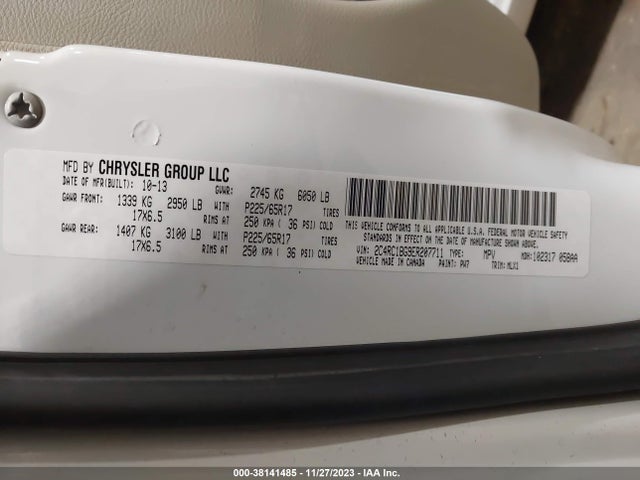 2C4RC1BG9ER207711 Chrysler Town & Country Touring