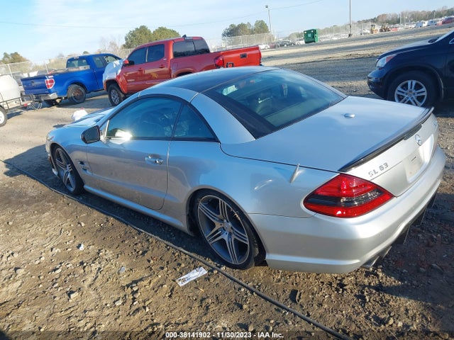 2011 MERCEDES-BENZ SL 63 AMG VIN: WDBSK7AA1BF165055