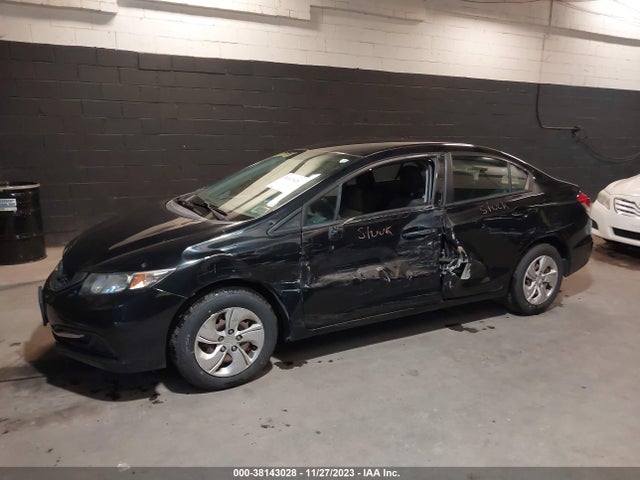 2014 HONDA CIVIC LX VIN: 19XFB2F53EE202641