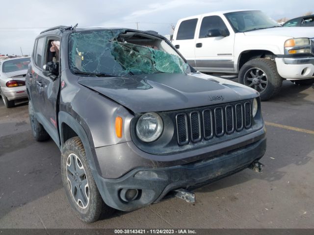 Продаж на аукціоні авто 2017 Jeep Renegade Trailhawk 4x4, vin: ZACCJBCB2HPF27448, номер лоту: 38143421