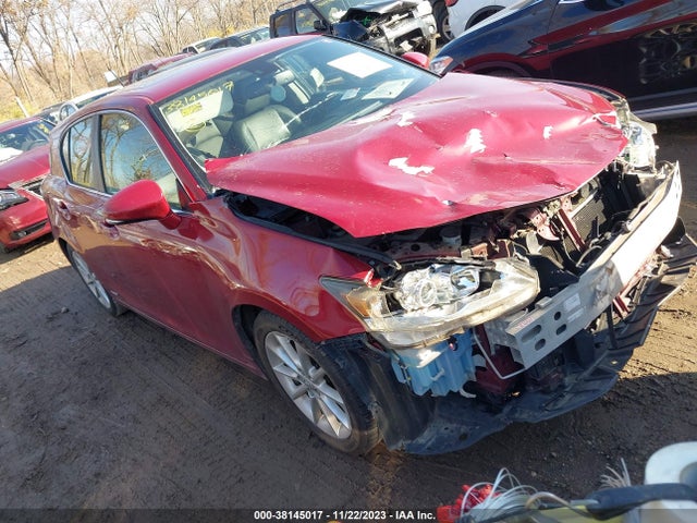2012 LEXUS CT 200H PREMIUM VIN: JTHKD5BH1C2106509