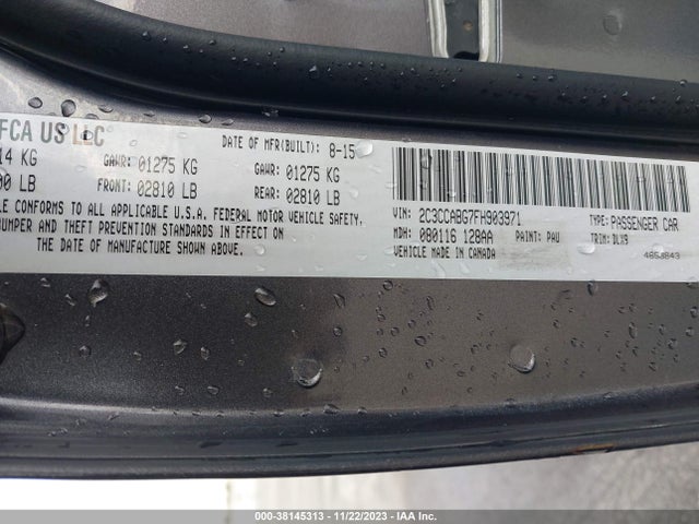 2C3CCABG7FH903971 Chrysler 300 S