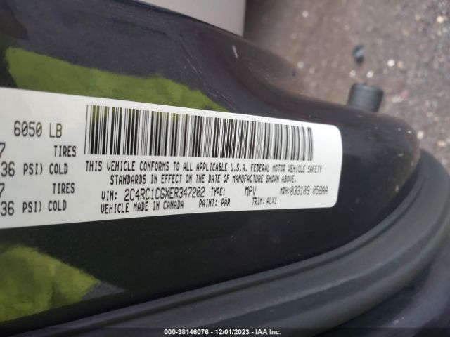 2C4RC1CGXER347202 Chrysler Town & Country Touring-l