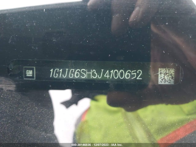 Chevrolet SONIC LT 2018 1G1JG6SH3J4100652 Image 9