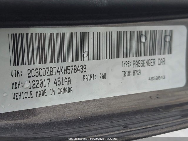 Dodge Challenger R/t 2019 2C3CDZBT4KH578439 Image 9