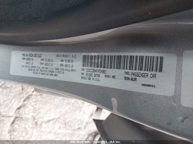 Chrysler 200 S 2015 1C3CCCBB4FN724861 Image 9