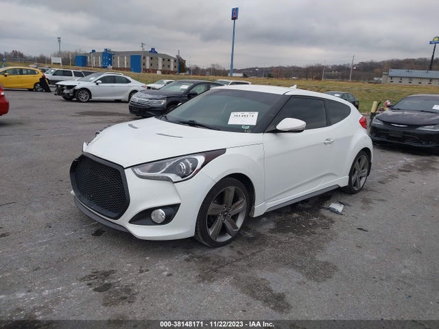 2013 HYUNDAI VELOSTER TURBO W/BLACK VIN: KMHTC6AE0DU153666
