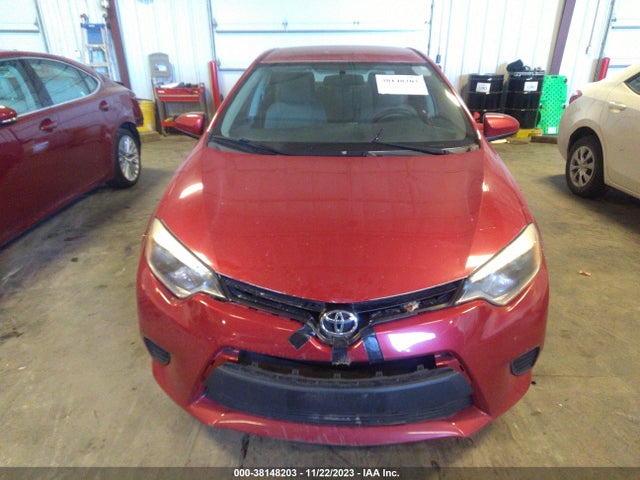 2014 TOYOTA COROLLA LE VIN: 2T1BURHE2EC075877
