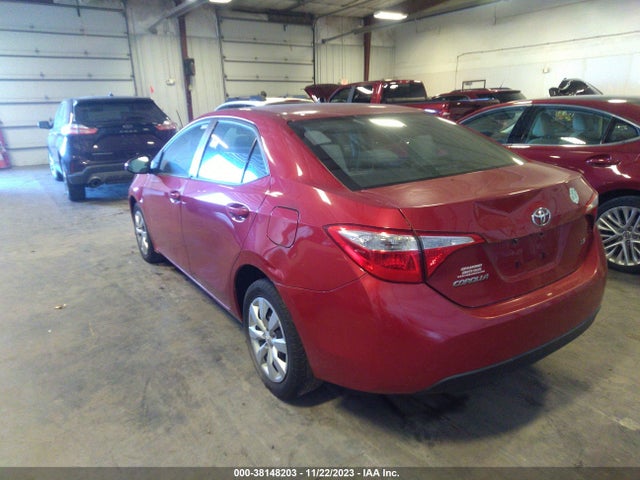 2014 TOYOTA COROLLA LE VIN: 2T1BURHE2EC075877