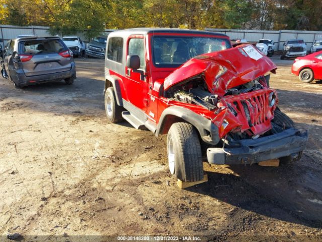 2005 JEEP WRANGLER 1J4FA44S35P343016