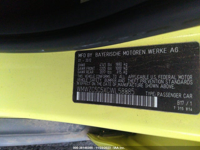 2012 MINI COOPER S COUNTRYMAN WMWZC5C5XCWL58885 Photo 8