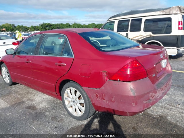 2007 HONDA ACCORD 3.0 EX VIN: 1HGCM66587A086297