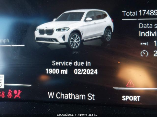 5UX43DP04N9M35613 BMW X3 Sdrive30i