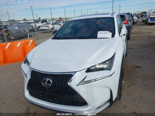 2016 LEXUS NX 200T F SPORT VIN: JTJBARBZXG2090694