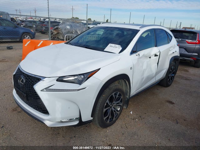 2016 LEXUS NX 200T F SPORT VIN: JTJBARBZXG2090694