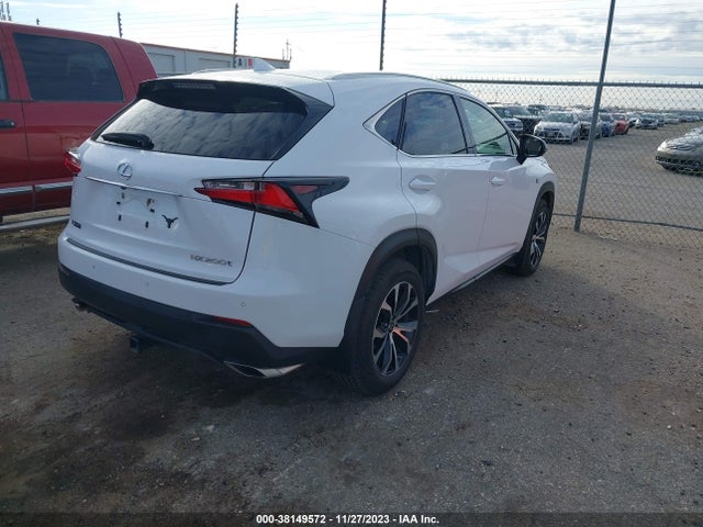 2016 LEXUS NX 200T F SPORT VIN: JTJBARBZXG2090694