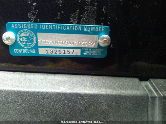 1GNSKNKD9NR195297 Chevrolet Tahoe 4wd Lt