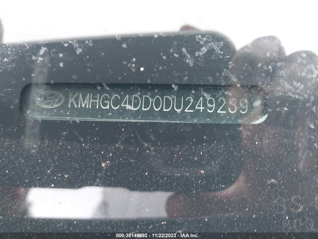 2013 HYUNDAI GENESIS 3.8 VIN: KMHGC4DD0DU249239