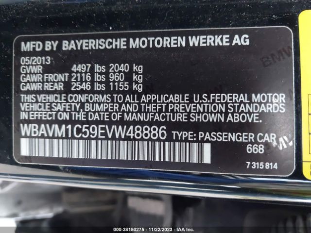 WBAVM1C59EVW48886 BMW X1 Sdrive28i