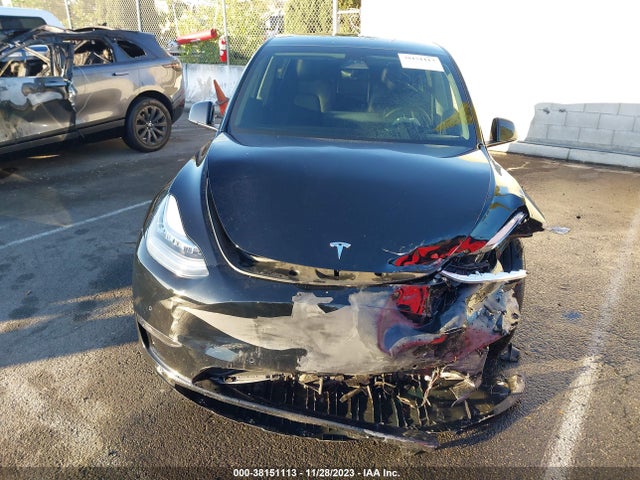 2021 TESLA MODEL Y LONG RANGE DUAL MOTOR ALL-WHEEL DRIVE VIN: 5YJYGDEE9MF245994
