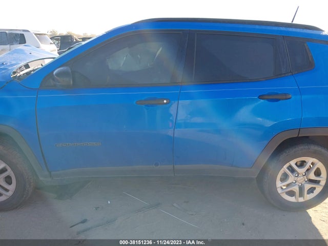 2018 JEEP COMPASS SPORT FWD VIN: 3C4NJCAB7JT488291
