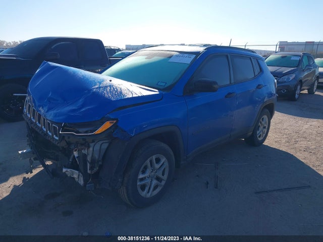 2018 JEEP COMPASS SPORT FWD VIN: 3C4NJCAB7JT488291