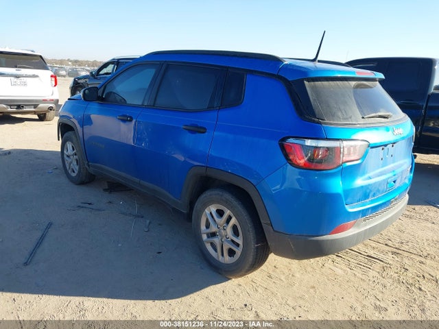 2018 JEEP COMPASS SPORT FWD VIN: 3C4NJCAB7JT488291