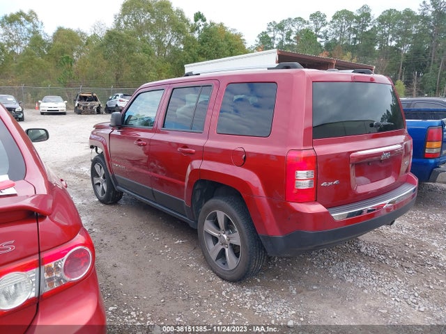 2016 JEEP PATRIOT HIGH ALTITUDE EDITION VIN: 1C4NJRFBXGD580425
