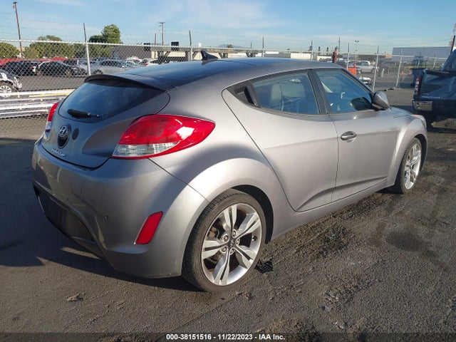 2012 HYUNDAI VELOSTER BASE W/BLACK VIN: KMHTC6AD1CU041383