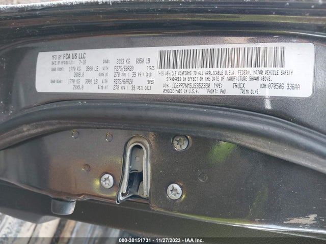 1C6RR7NM5JS352330 RAM 1500
