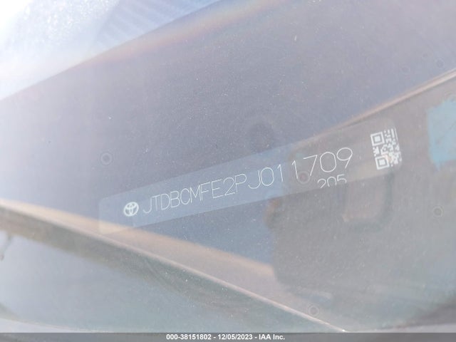 2023 TOYOTA COROLLA LE/SE/XLE VIN: JTDBCMFE2PJ011709