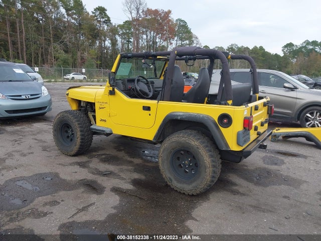 2001 JEEP WRANGLER SPORT VIN: 1J4FA49S31P329491