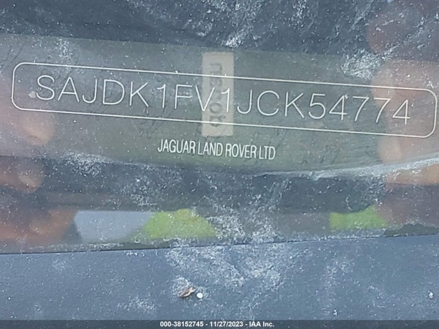 2018 JAGUAR F-TYPE SAJDK1FV1JCK54774 Photo 8