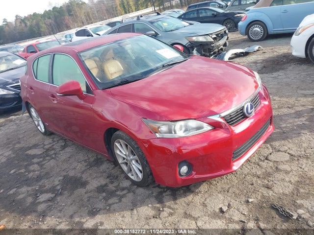 2012 Lexus Ct 200h Premium მანქანა იყიდება აუქციონზე, vin: JTHKD5BH7C2068106, აუქციონის ნომერი: 38152772