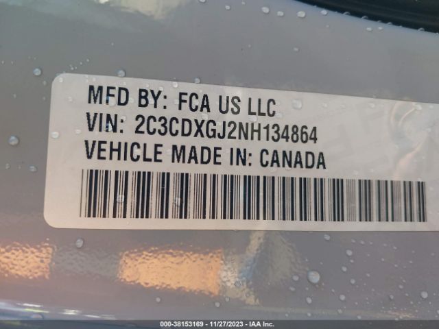 2C3CDXGJ2NH134864 Dodge Charger Scat Pack Widebody