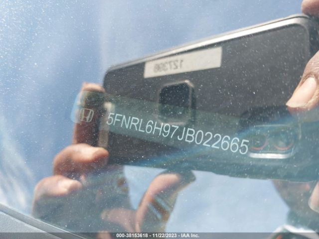 5FNRL6H97JB022665 Honda Odyssey Elite