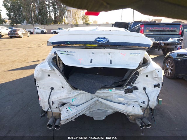 2022 SUBARU WRX LIMITED VIN: JF1VBAL6XN9009366