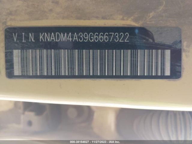 KNADM4A39G6667322 KIA RIO LX