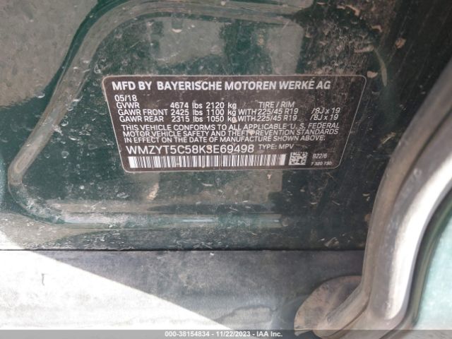WMZYT5C58K3E69498 Mini Countryman Cooper S