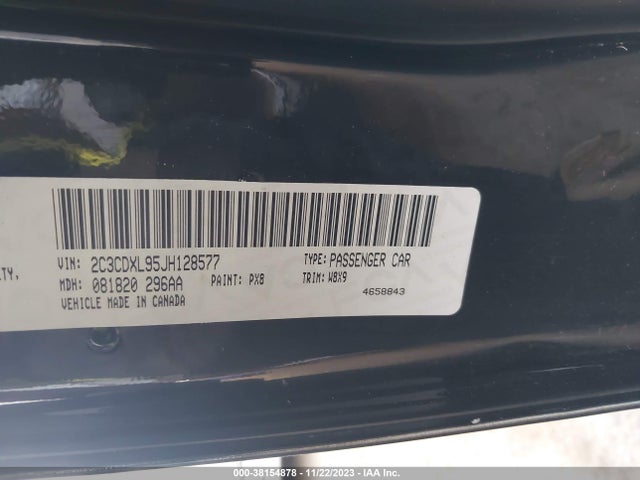 Dodge Charger Srt Hellcat Rwd 2018 2C3CDXL95JH128577 Image 9