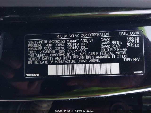 2019 VOLVO XC40 YV4162ULXK2062593 Photo 8