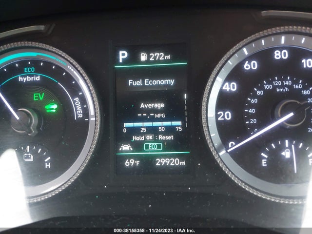 Hyundai Sonata Blue 2021 KMHL24JJ8MA027688 Image 7