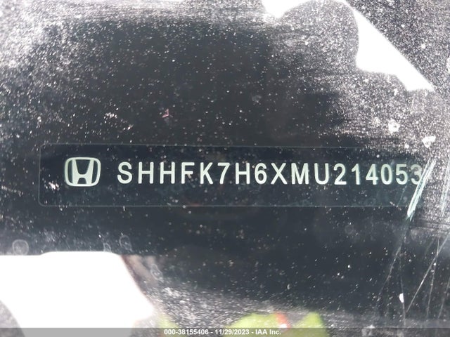 Honda CIVIC EX 2021 SHHFK7H6XMU214053 Image 9