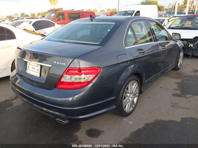 2009 MERCEDES-BENZ C 300 SPORT 4MATIC/LUXURY 4MATIC VIN: WDDGF81X89F333019